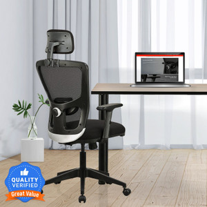 Featherlite Astro High Back Fabric Office Adjustable Arm Chair Price