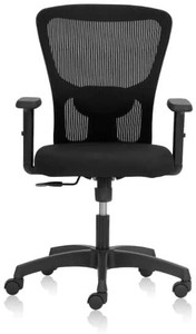 Transteel Fluid Basics Leatherette Mesh Office Adjustable Arm