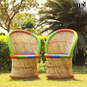 Bamboo on sale chair flipkart