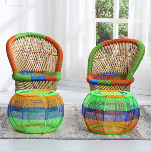 Bamboo store chair flipkart