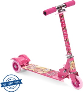 BARBIE Sparkle More Shine Bright 3 Wheel Scooter Pink Sparkle