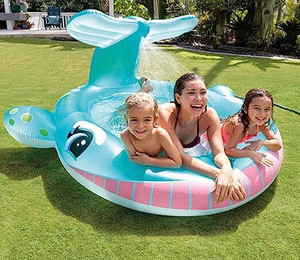 SAGAR INTEX Shark Swimming Stuff For Kids Whale Spray Pool