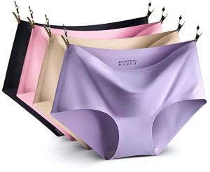 Buy PEGRIM No Show High Waist Briefs Underwear for Women Seamless