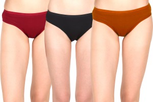 Mery-O Women Hipster Black, Brown, Gold Panty - Buy Mery-O Women Hipster  Black, Brown, Gold Panty Online at Best Prices in India