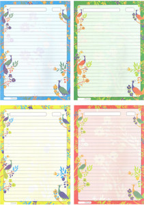 Flipkart.com | JHINTEMETIC Design - 012 Pack of 40 One Side Ruled  Multipurpose Designer Sheets Projects & Various Uses A4 (29.7X21.0 CM) 140  gsm Multipurpose Paper - Multipurpose Paper