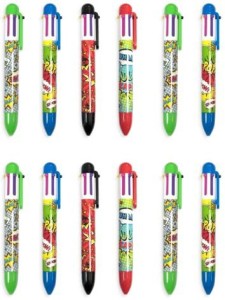 Comic Attack Multi-Color Pen