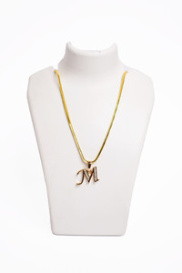 M name sales gold locket