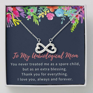Rakva Unbiological Mom Necklace Gift Bonus Mom Step Mom Second