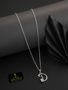 Silver discount d pendant