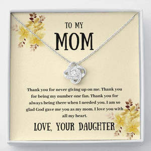 Rakva mom necklace gift thank you necklace gift Zircon Silver