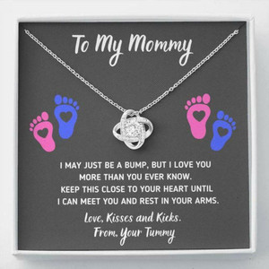 To my hot sale mommy bump necklace