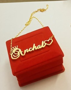 Anchal shop name pendant