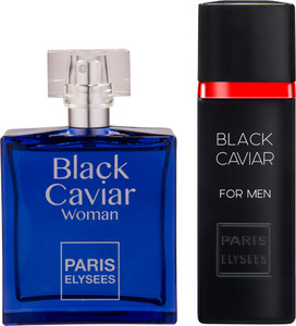Buy Paris Elysees Black Caviar Men Woman Combo 100 ML Each Perfume Gift Set Eau de Toilette 100 ml Online In India Flipkart