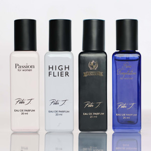 20ml x 4 Sample Gift Set Perfumes | High Flier, Trophy, Passion, Pure Temptation Eau de Parfum - 80 ml