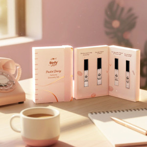 BodyLovin' Pocket Diary Perfume Discovery Set | Pack of 4 EDPs | 3 ML Each Eau de Parfum - 12 ml