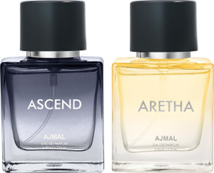 Buy Ajmal ASCEND EDP 50 ML for Unisex and ARETHA EDP 50 ML for