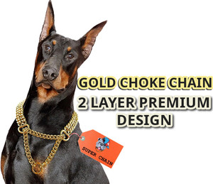 Choke chain for doberman sales