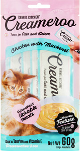 Creameroo Creamy Cat Treats Chicken, Mackeral 100 g Wet Adult, Young Cat Food