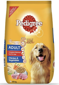 PEDIGREE 20 kg Chicken 20 kg Dry Adult Dog Food Price in India Buy PEDIGREE 20 kg Chicken 20 kg Dry Adult Dog Food online at Flipkart
