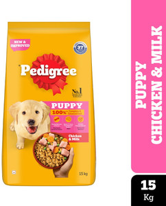 PEDIGREE Puppy Chicken Milk 15 kg Dry Young Dog Food Price in India Buy PEDIGREE Puppy Chicken Milk 15 kg Dry Young Dog Food online at Flipkart