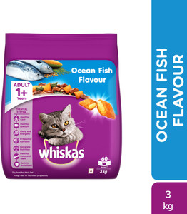 Whiskas 1 Years Fish 3 kg Dry Adult Cat Food Price in India Buy Whiskas 1 Years Fish 3 kg Dry Adult Cat Food online at Flipkart
