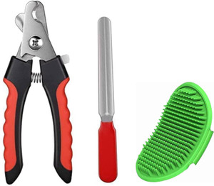 GPET Dog nail cutter with filer in large size Bath scrubber 2 in 1 combo pack Grinder Nail Clipper Price in India Buy GPET Dog nail cutter with filer in