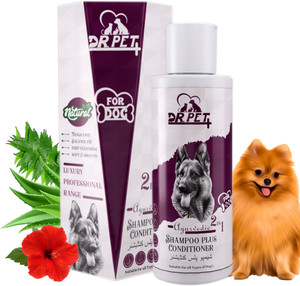 DR PET PLUS Ayurvedic 2 in 1 Dog Shampoo Plus Conditioner for