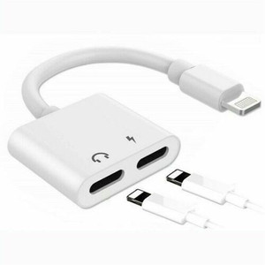 Iphone dual headphone charger discount adapter