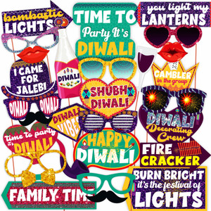 Diwali photo deals booth props