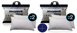 Sleepwell Pillow Set Comfort And Support Pillow Microfibre Solid Sleeping Pillow Pack of 2 Buy Sleepwell Pillow Set Comfort And Support Pillow Microfibre Solid Sleeping Pillow Pack of 2