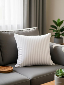 Microfibre Cushion Pack of 5 Stripes Back