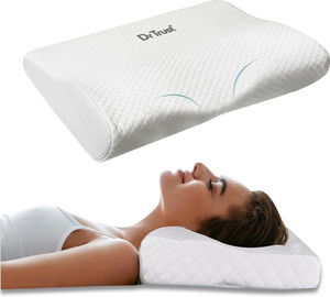 Buy Dr Trust USA 347 Contour Cervical Neck Shoulder Spondylitis Pain Relief Sleeping Memory Foam Solid Orthopaedic Pillow Pack of 1 Online at Best Price in India Flipkart