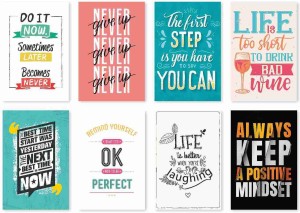 Motivational Positive Quotes Inspirational Wall Poster For Drawing