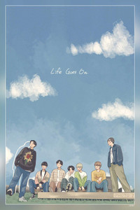 Life Goes On Aesthetic Army Bangtan Billboard Boys Bts Korea Sky 