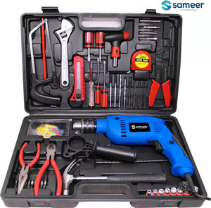 Sameer 13MM Blue Dark Blue 650W Impact Drill With Power Hand Tool Kit Price in India Buy Sameer 13MM Blue Dark Blue 650W Impact Drill With Power Hand Tool Kit online