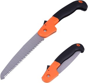 Zwhites 7’’ Blade Hand Pruning Saw with safety lock for Gardening Hand Tool Kit