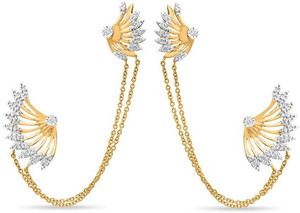 Mia by Tanishq 14 KT Yellow Gold Charmed Ear Cuff Yellow Gold