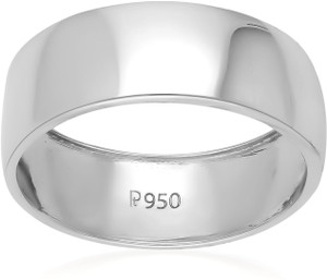 MALABAR GOLD DIAMONDS Platinum Ring PT950 Silver ring Price in