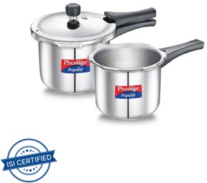 Prestige popular stainless best sale steel pressure cooker combo