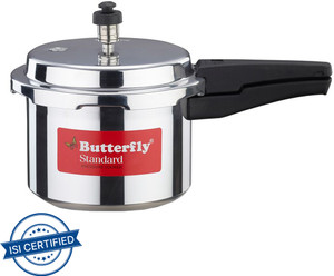 Butterfly Standard 3 L Outer Lid Pressure Cooker Price in India Buy Butterfly Standard 3 L Outer Lid Pressure Cooker online at Flipkart