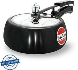 Hawkins Contura Black CB35 3.5 L Inner Lid Pressure Cooker Price in India Buy Hawkins Contura Black CB35 3.5 L Inner Lid Pressure Cooker online at Flipkart