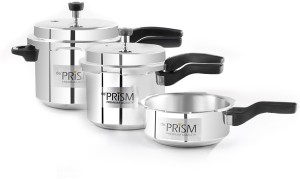 dePRISM Delight ALUMINIUM PRESSURE COOKER COMBO 2 LT 3 LT 5 LT COMMON LID 2 L 3 L 5 L Outer Lid Pressure Cooker Price in India Buy dePRISM Delight ALUMINIUM PRESSURE COOKER COMBO 2 LT 3 LT 5 LT Flipka...