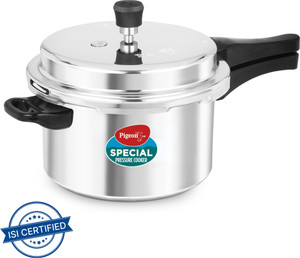 Pigeon aluminium pressure deals cooker 5 liter deluxe
