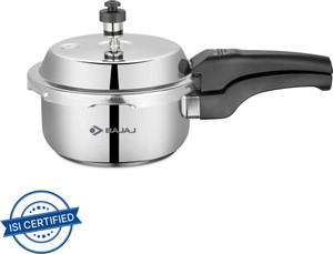 BAJAJ PCX 2IB SS with Outer Lid 2 L Outer Lid Induction Bottom Pressure Cooker Price in India Buy BAJAJ PCX 2IB SS with Outer Lid 2 L Outer Lid Induction