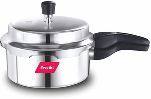 Preethi Induction Base Stainless Steel Outer Lid Pressure Cooker 2