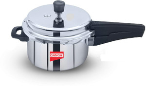 GANGA 2 L Outer Lid Induction Bottom Pressure Cooker Price in India Buy GANGA 2 L Outer Lid Induction Bottom Pressure Cooker online at Flipkart