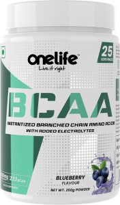 OneLife BCAA Supports Muscle Growth & Recovery Replenishes Electrolytes- Blueberry BCAA