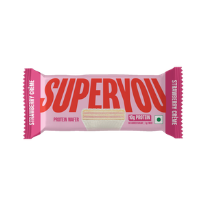Strawberry 10g Protein Wafer Bar with 3g Fiber & 0g Added Sugar - (Pack of 1) Protein Bars