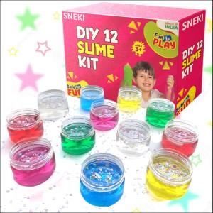 KiddosLand Crystal Slime Kit for Girls Boys,Slime Making kit for