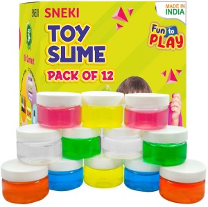 imtion Pack of 2 Pcs ( Crystal Slime Clay any color) Slime Jelly